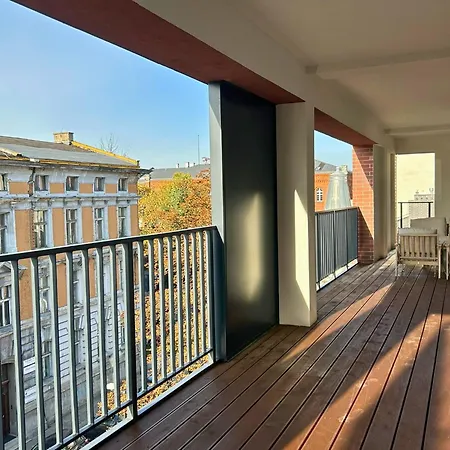 Blisko Prezero Arena - Przy Rynku Z Tarasem Premium Appartement